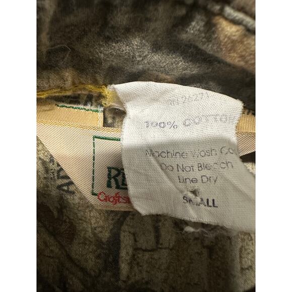 ReadHead Mens Short Sleeve Button Down Camo Shirt Small - Picture 5 of 7